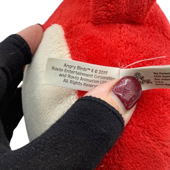 Angry Birds Red Bird Plush Toy 8" - Rovio Entertainment Official Licensed Stuffe - Picture 5 of 6